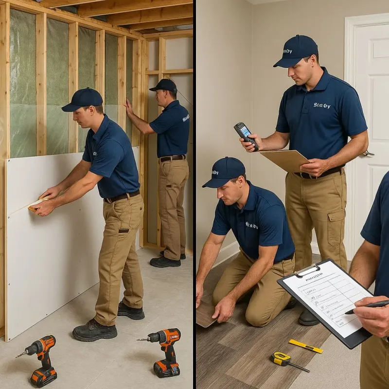 Repairs and Reconstruction process in Nixon, PA